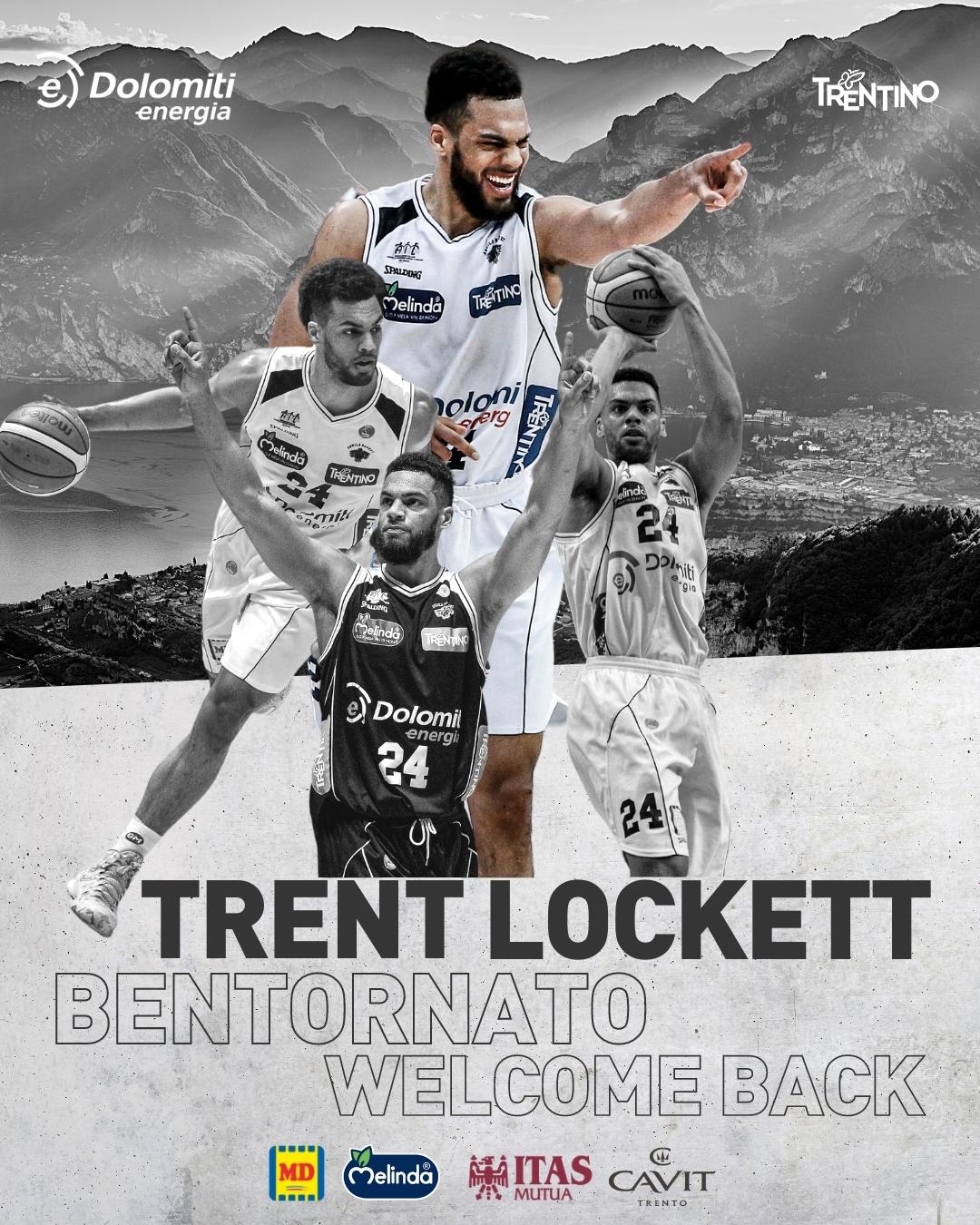 Dolomiti Energia Trentino: ecco Trent Lockett