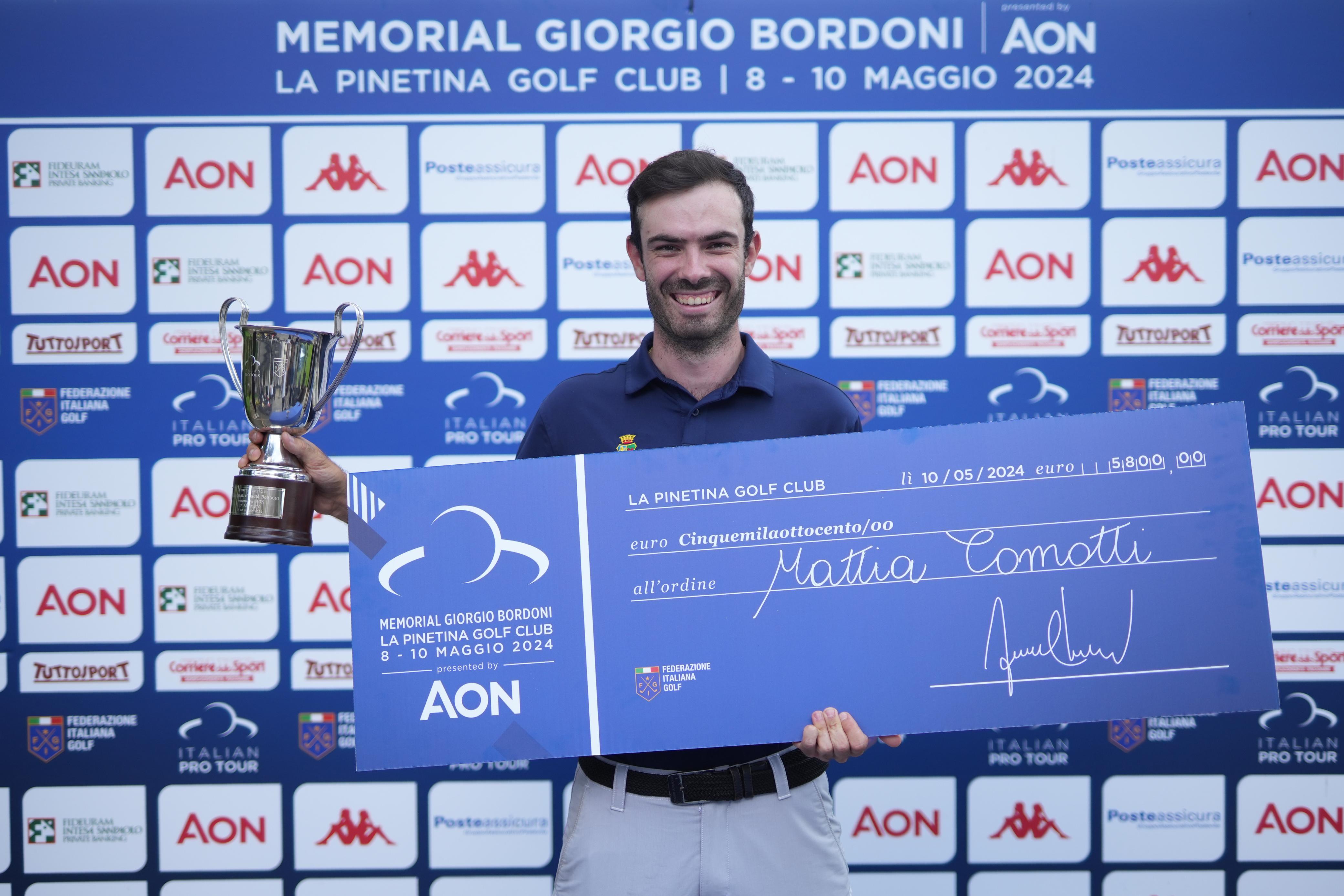 Comotti ha vinto il Memorial Giorgio Bordoni by AON